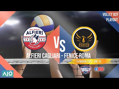 Volley B2F Playout Gara 2 - Alfieri Ajò Energia Cagliari-Fenice Roma Pallavolo (3-0)