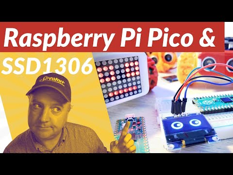 YouTube Thumbnail for Raspberry Pi Pico & SSD1306 Display with MicroPython