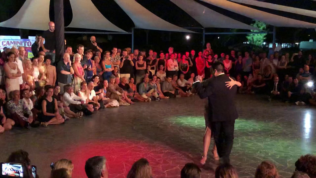 Carlitos Espinoza & Noelia Hurtado show, Catania Tango Festival 2018, 1/4