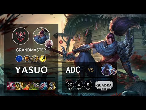 Yasuo ADC vs Aphelios - EUW Grandmaster Patch 11.18