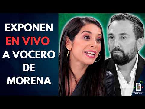 Exponen EN VIVO a vocero de Morena: Presumió 