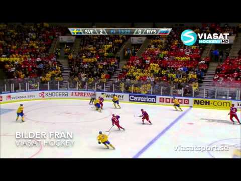 JVM 2014: Sverige - Ryssland 2-1 (Highlights)