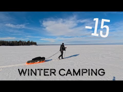 X-Country Winter Camping with DIY Pulk Sled