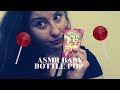 ASMR Eating Strawberry Baby Bottle Pop Lollipop With Popping Powder