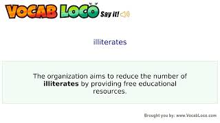 Video thumbnail for illiterates