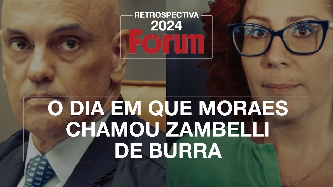 O histórico diálogo entre Moraes e Cármen Lúcia sobre Zambelli #retroforum2024