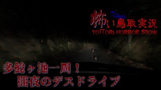 【静山荘】多鯰ヶ池一周！闇夜のデスドライブ【怖い鳥取実況】