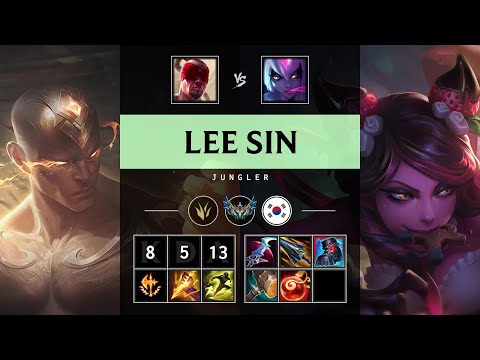 Lee Sin Jungle vs Evelynn - KR Challenger Patch 25.11