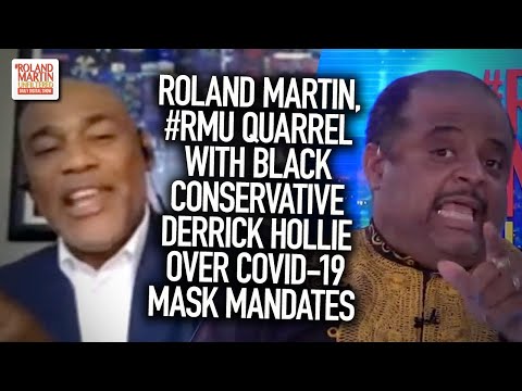 Roland, #RMU Quarrel With Black Conservative Derrick Hollie Over COVID-19 Mask Mandates