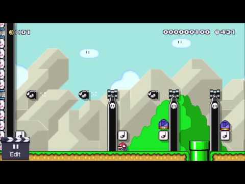 Super Mario Maker Mechanics: Bill Blaster Elevators!