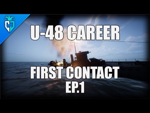 UBOAT Gameplay | U-48 Career | First Contact EP.1