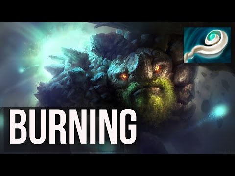 BurNIng Tiny Euls 21/0 833 GPM Gameplay with voice dota 2 MMR