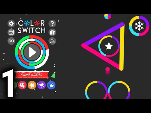 Color Switch - Gameplay / Walkthrough Part 1 (IOS & Android Game!)
