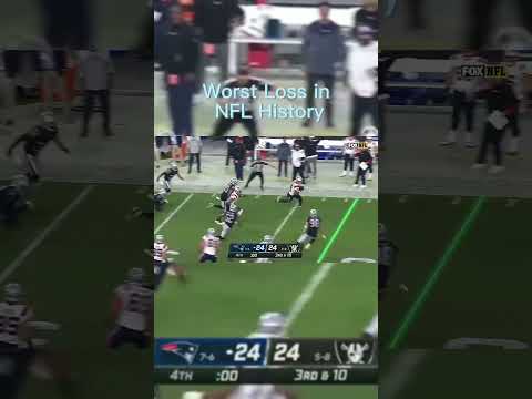 Is This the Worst Loss in NFL History?? #shorts