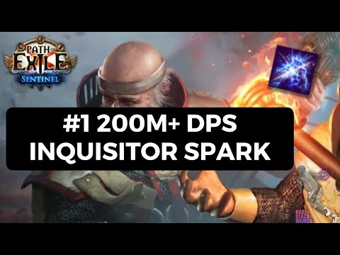 [PoE 3.18] #1 200M+ DPS Inquisitor Spark Aura Stacker - How to Scale Aura Stacker Damage