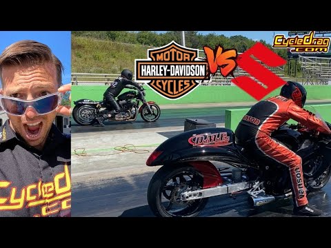 The REAL difference between HARLEY DAVIDSON and HAYABUSA & why Harley drag racers are spending!