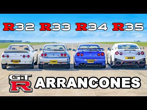 Nissan GT-R generaciones ARRANCONES