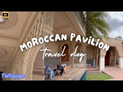 Relaxante 🕌 Pavilhão Marroquino Putrajaya Astaka Marrocos 🇲🇦 Edifício em estilo mourisco na Malásia 🇲🇾