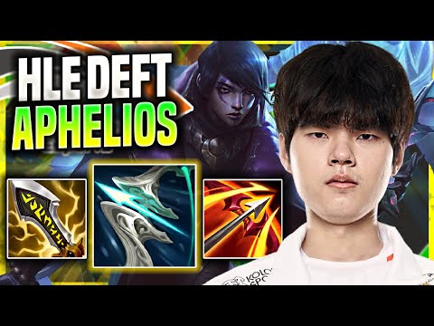 DEFT DESTROYING WITH APHELIOS! - HLE Deft Plays Aphelios ADC vs Jinx! | Season 11