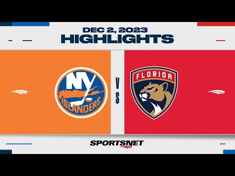 NHL Highlights | Islanders vs. Panthers - December 2, 2023