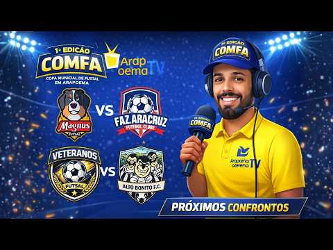 COMFA - COPA MUNICIPAL DE FUTSAL EM ARAPOEMA - PRIMEIRO DIA ABERTURA