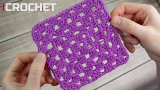 How to Crochet a Classic Granny Square  Step-by-Step Tutorial for Beginners + Free Pattern