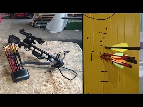 Armex Jaguar 175lbs Armbrust - Testschiessen 10 & 40m