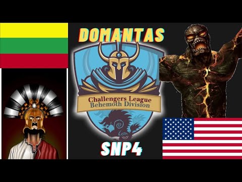 Domantas vs Snp4 - Behemoth Division (Game 1)
