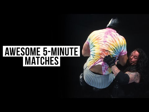 Must-see matches under 5 minutes | Undertaker, Orton, Angle and MORE!