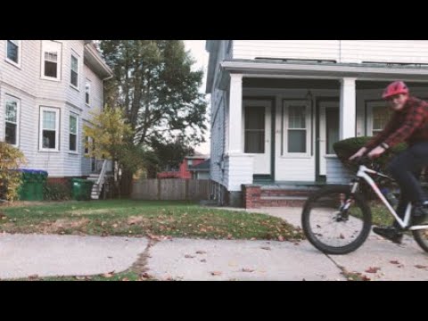 Mountain Biking on the Streets of Medford, Massachusetts