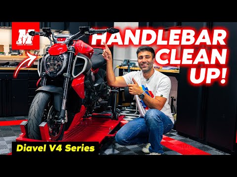 Ducati Diavel V4 Bar End Mirrors & Fork Turn Signals! | Diavel V4 Series Part 2