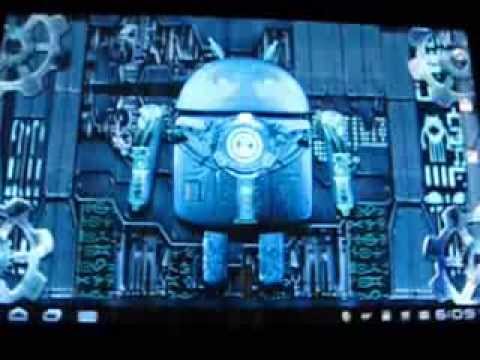 Steampunk Droid Live Wallpaper Video