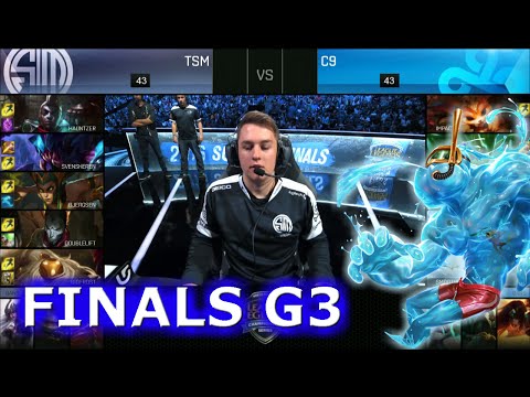 TSM vs Cloud 9 | Game 3 Grand Finals S6 NA LCS Summer 2016 PlayOffs | TSM vs C9 G3 1080p