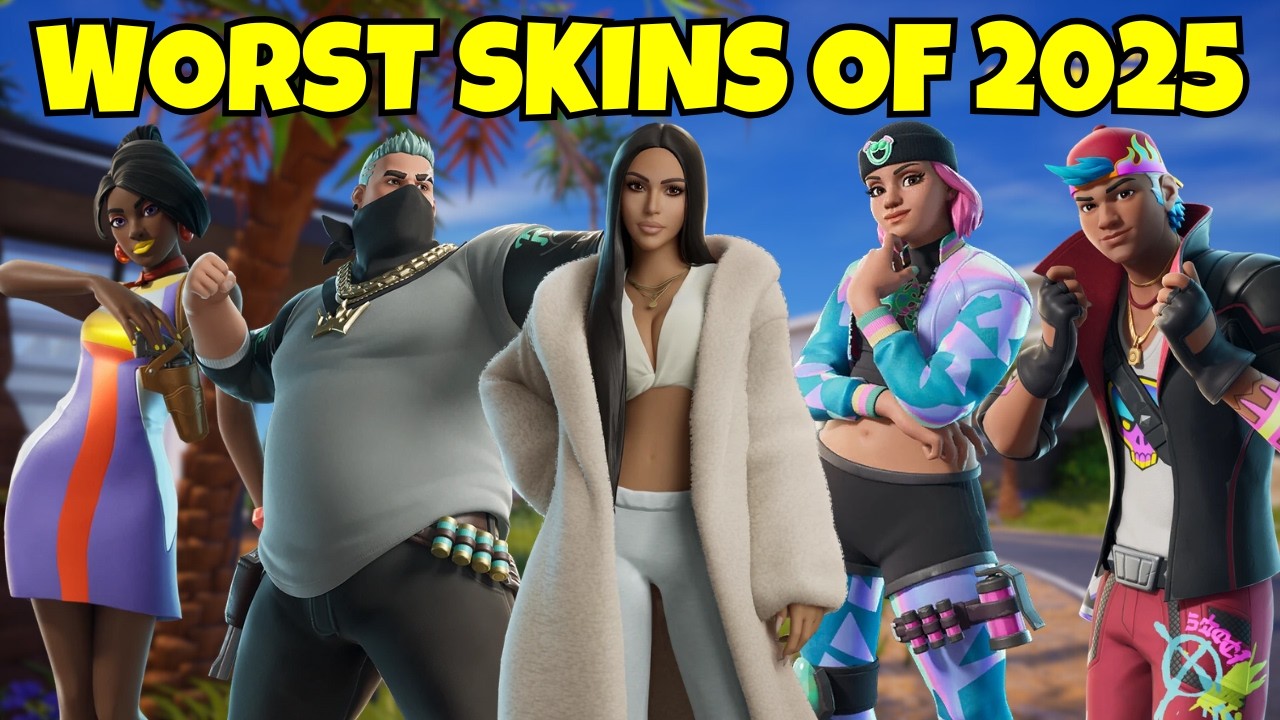Top 10 WORST Fortnite Skins of 2025