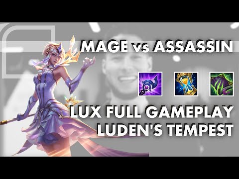 LUX GAMEPLAY - NEW ITEMS - SEASON 11 - LUDEN'S TEMPEST