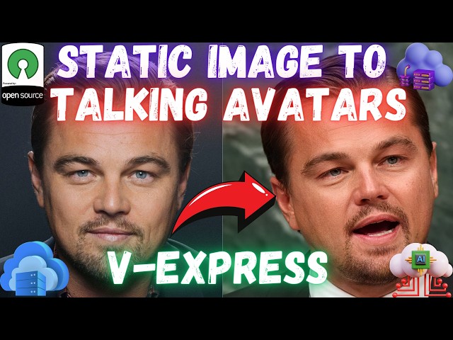V-Express 1-Click AI Talking Avatar Generator - Like D-ID - Massed Compute, RunPod & Kaggle Guide