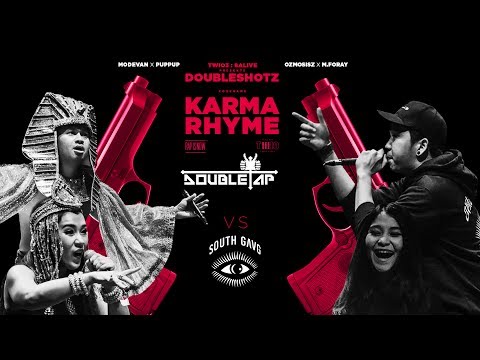 TWIO3 : "DOUBLE SHOTZ" MODEVAN & PUPPUP vs OZMOSISZ & M.FORAY (8ALIVE) | RAP IS NOW