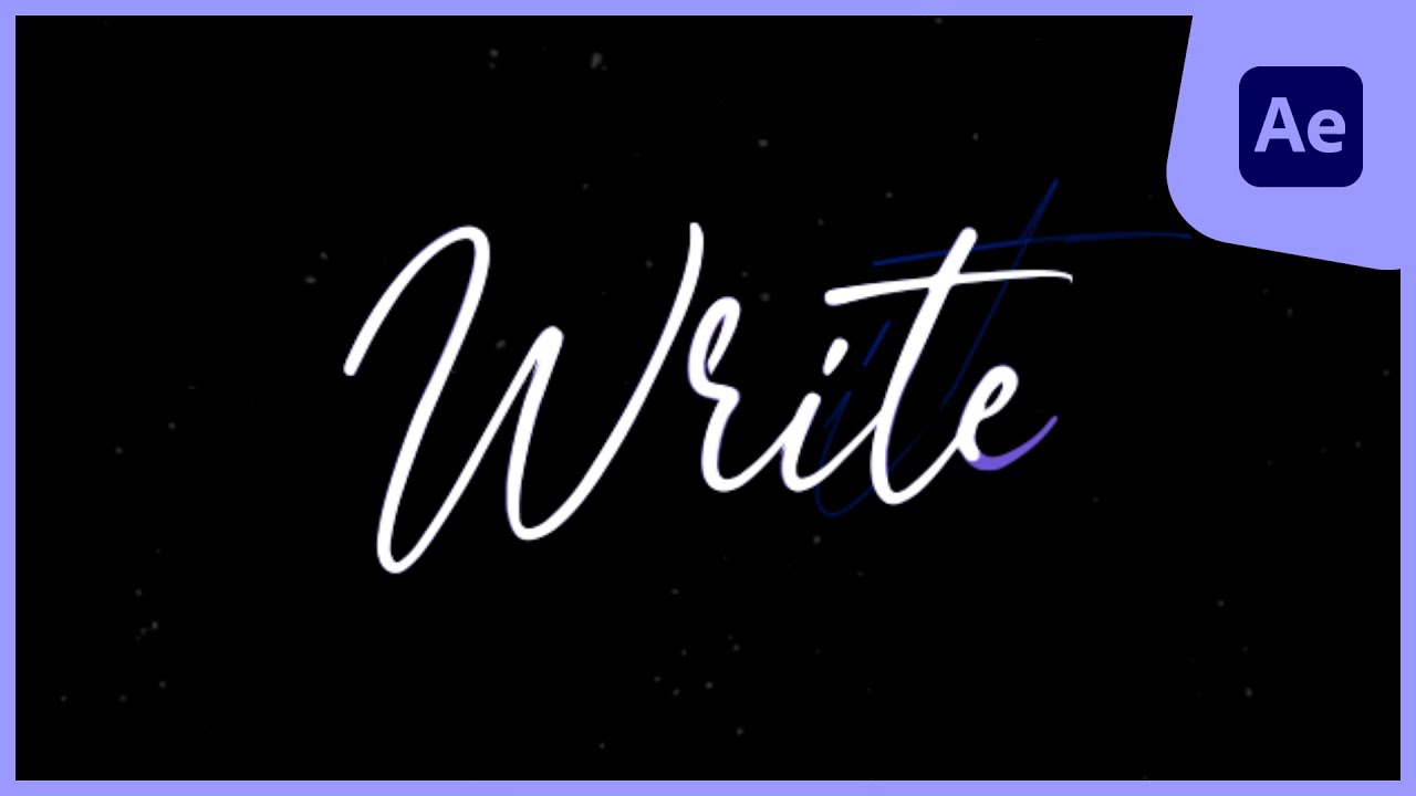 Criar efeito de texto manuscrito com o After Effects