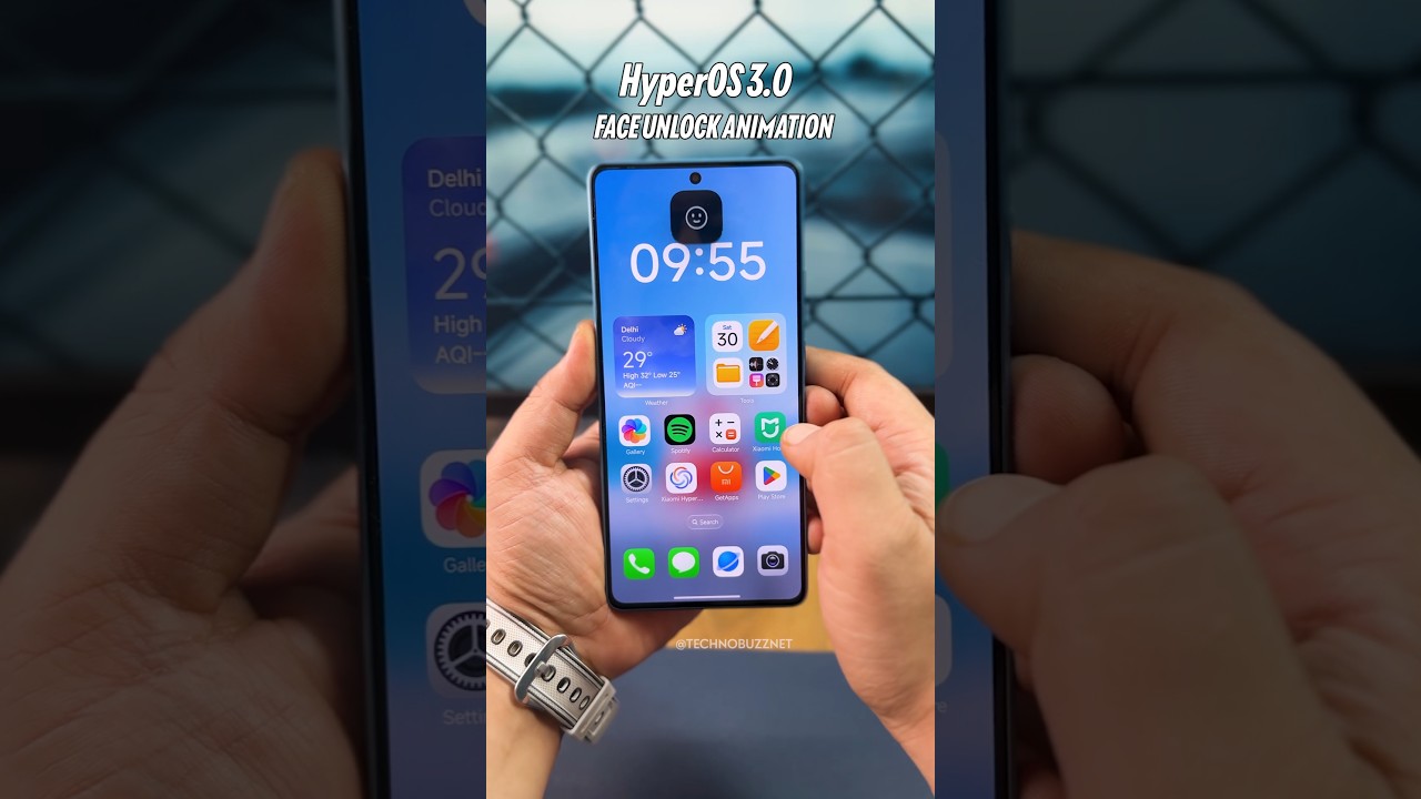 HyperOS 3.0 New FaceUnlock Animation 🔥