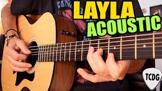El mas bonito solo de Eric Clapton en Guitarra Acústica: Layla