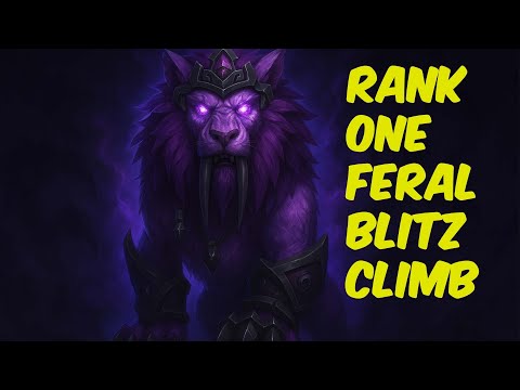 Rank 1 feral druid blitz climb - Feral druid pvp bg blitz the war within 11.1