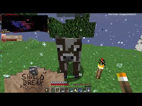 Feministische Kuh in Minecraft