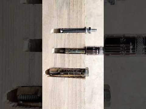 Expansion Bolt 🔩 Installation 🔧  and  Anchor #shorts