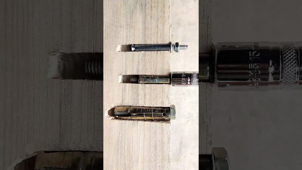 Expansion Bolt 🔩 Installation 🔧  and  Anchor #shorts