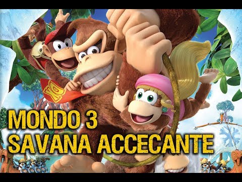 Donkey Kong Country: Tropical Freeze - Mondo 3 - Savana Accecante - Gameplay Nintendo Switch