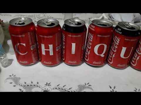 coca cola letra pra colecionar