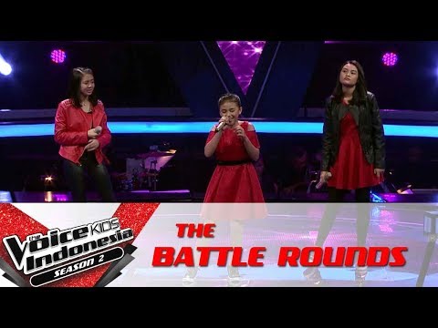 Anneth & Raulla & Vanessa "If I Ain't Got You"| Battle Rounds | The Voice Kids Indonesia S2 GTV2017
