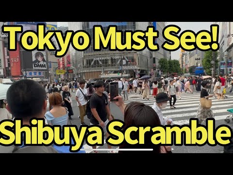 Tokyo’s Must See Attraction: the World’s Busiest Pedestrian Crosswalk at Shibuya Scramble Crossing