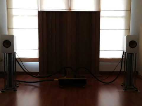 KEF  LS-50 Wireless with Life Audio Cable.