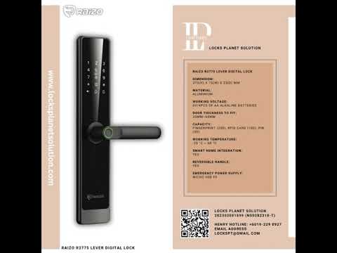Raizo Digital Lock - Malaysia Seller